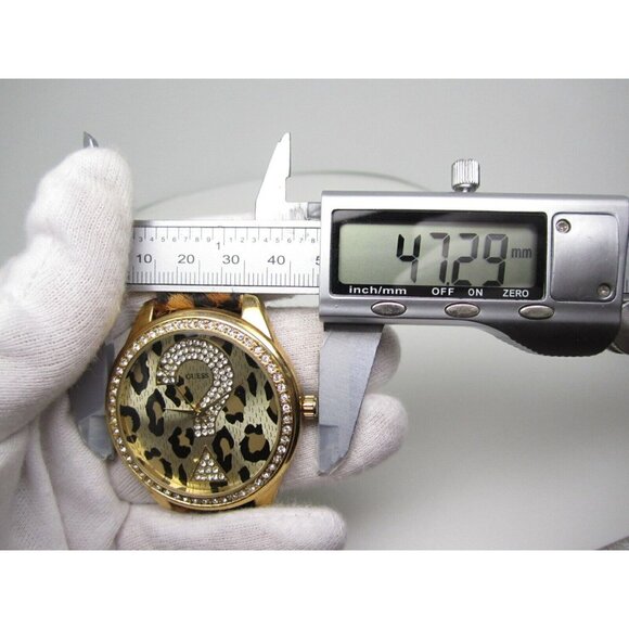 Women's Guess Water Resistant Analog 47mm Crystals Dial Watch (D442) - Picture 6 of 12